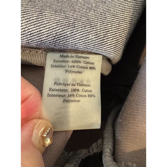 Everlane Cotton Canvas Modern Zip Backpack Rucksack Slate Grey Laptop